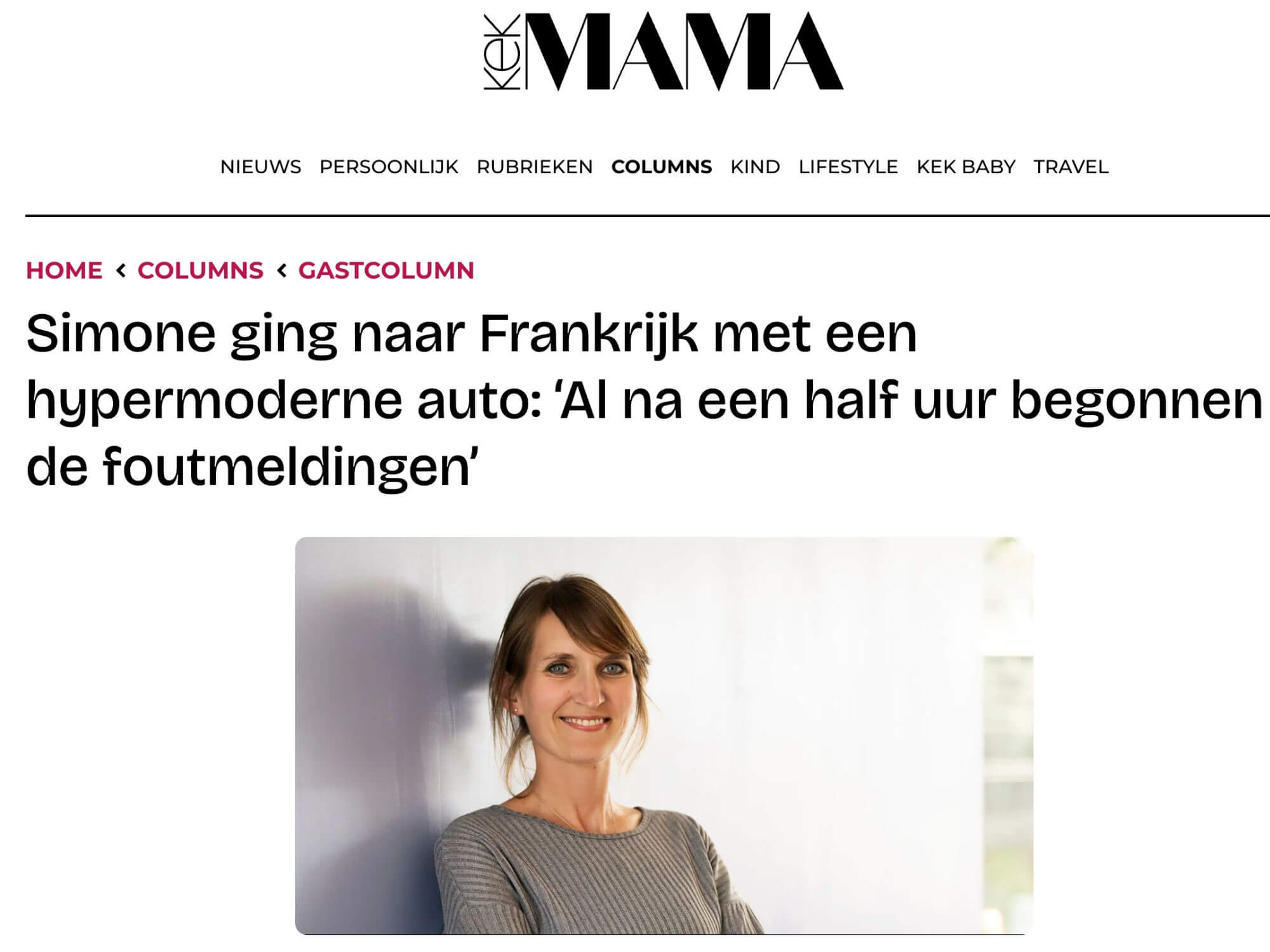 nieuwe auto